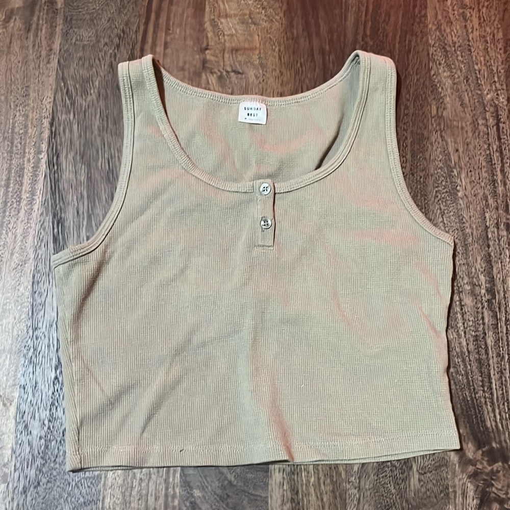 Aritizia Sunday Best Button Down T-Shirt